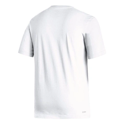 Shop Adidas Originals Adidas White Kansas Jayhawks Locker Lines Softball Fresh T-shirt