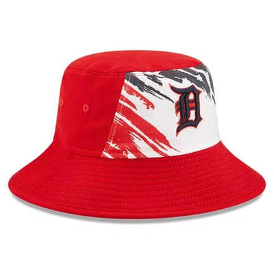 Shop New Era Red Detroit Tigers 2022 4th Of July Bucket Hat
