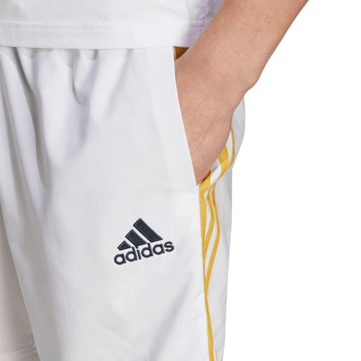 Shop Adidas Originals Adidas  White Real Madrid Dna Shorts