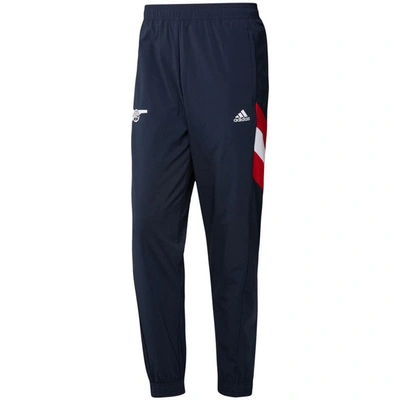 Shop Adidas Originals Adidas Navy Arsenal Football Icon Training Pants