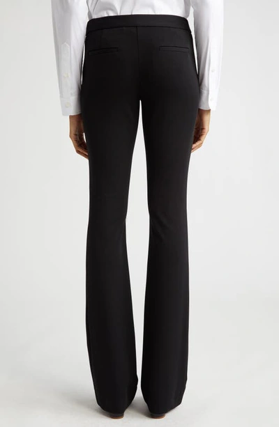 Lafayette 148 Waldorf Flare-leg Secco Stretch Pants In Black
