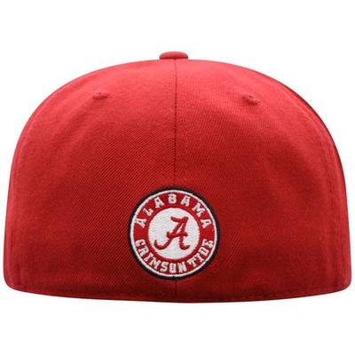 Shop Top Of The World Crimson Alabama Crimson Tide Team Color Fitted Hat