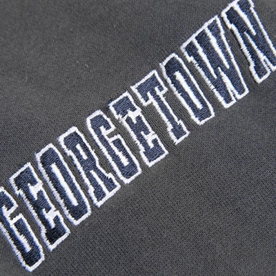 Shop Stadium Athletic Youth  Charcoal Georgetown Hoyas Big Logo Pullover Hoodie