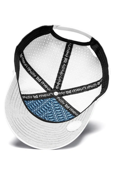 Shop Melin Odyssey Stacked Hydro Performance Snapback Hat In White