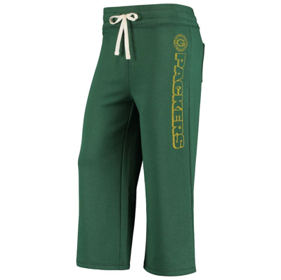 Shop Junk Food Green Green Bay Packers Cropped Pants