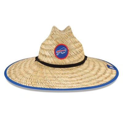 Shop New Era Natural Buffalo Bills Nfl Training Camp Official Straw Lifeguard Hat