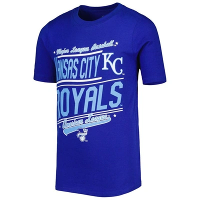 Shop Stitches Youth  Royal/white Kansas City Royals Combo T-shirt Set