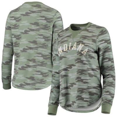Shop Camp David Camo Indiana Hoosiers Comfy Pullover Sweatshirt