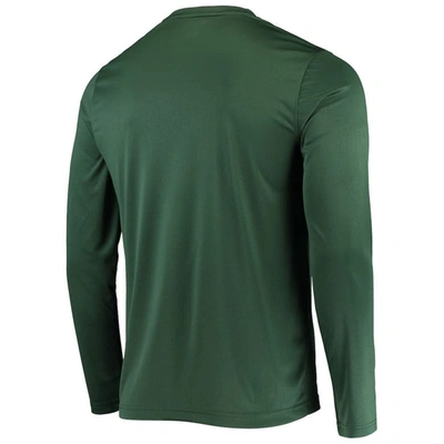 Shop Champion Green Michigan State Spartans Wordmark Slash Long Sleeve T-shirt