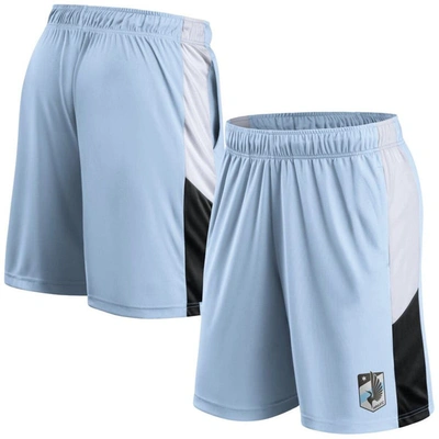 Shop Fanatics Branded Light Blue Minnesota United Fc Prep Squad Shorts