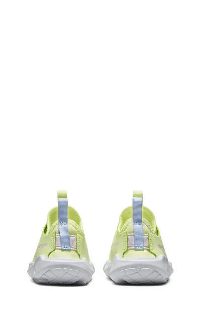 Shop Nike Flex Runner 2 Slip-on Running Shoe In Citron/ Cobalt/ White/ Pink