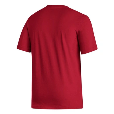 Shop Adidas Originals Adidas Scarlet Nebraska Huskers Locker Lines Softball Fresh T-shirt