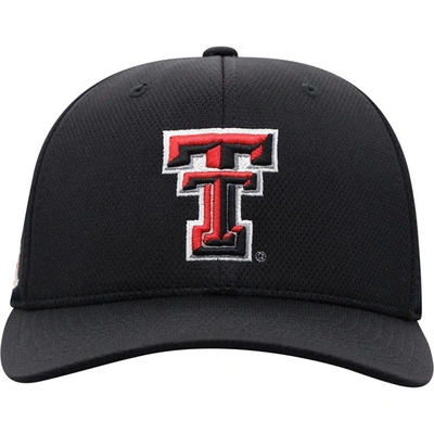 Shop Top Of The World Black Texas Tech Red Raiders Reflex Logo Flex Hat