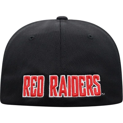 Shop Top Of The World Black Texas Tech Red Raiders Reflex Logo Flex Hat