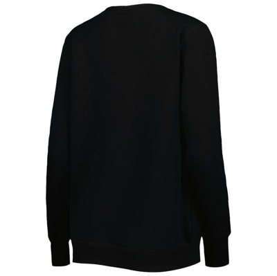 Shop Cuce Black Pittsburgh Steelers Sequin Logo V-neck Pullover Sweatshirt