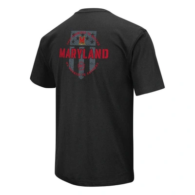 Shop Colosseum Black Maryland Terrapins Oht Military Appreciation T-shirt