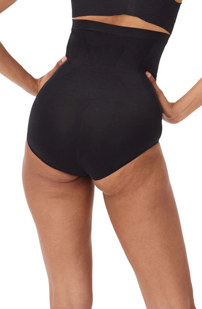Spanx Oncore High-waisted Briefs In Very Black