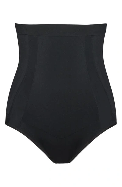 Spanx Oncore High-waisted Briefs In Very Black