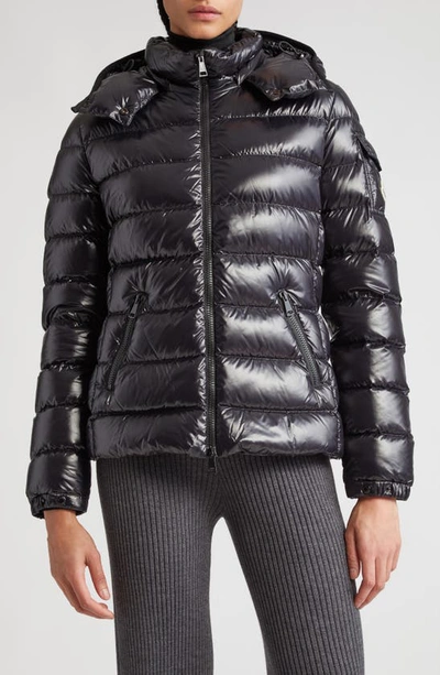 Shop Moncler Bady Water Resistant Down Puffer Jacket In Black