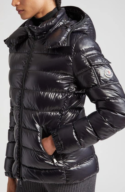 Moncler Dalles Hooded Quilted Padded Shell Down Jacket In Black