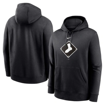 Shop Nike Black Chicago White Sox Alternate Logo Club Pullover Hoodie