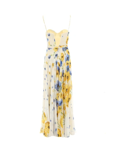 Shop Raquel Diniz Dresses In Yellow And Blue Blossom
