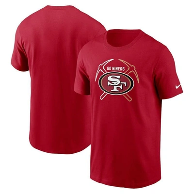 Shop Nike Scarlet San Francisco 49ers Essential Local Phrase T-shirt