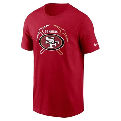 Shop Nike Scarlet San Francisco 49ers Essential Local Phrase T-shirt