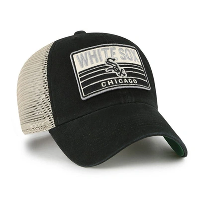 Shop 47 ' Black Chicago White Sox Four Stroke Clean Up Trucker Snapback Hat