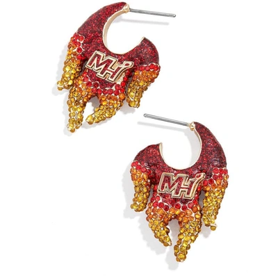 Shop Baublebar Miami Heat Statement Stud Earrings In Red