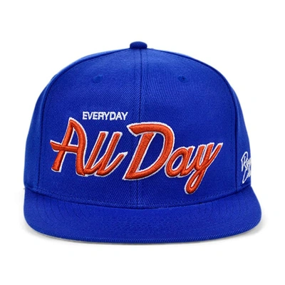 Shop Rings & Crwns Royal/orange All Day Everyday Snapback Hat