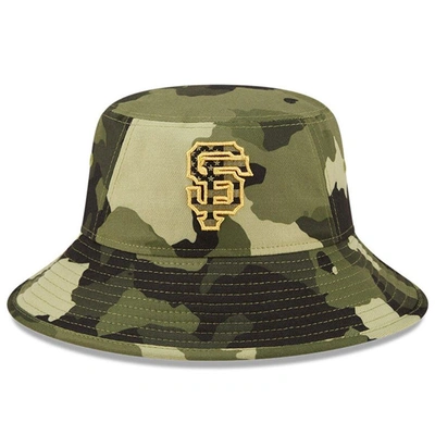 Shop New Era Camo San Francisco Giants 2022 Armed Forces Day Bucket Hat