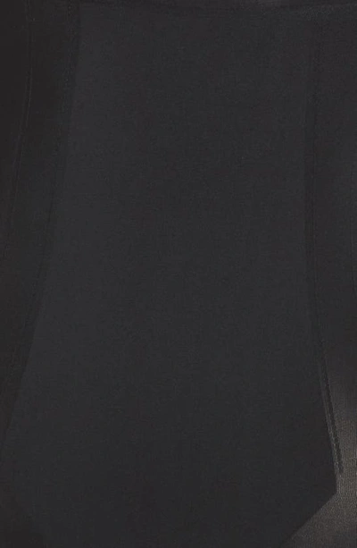 Shop Spanxr Oncore Open-bust Bodysuit In Very Black