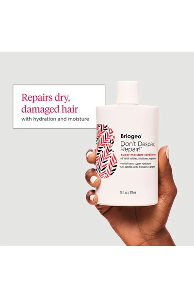 Briogeo Don't Despair, Repair! Super Moisture Conditioner For Dry + Damaged Hair 16 oz/ 473 ml In 16 Fl oz