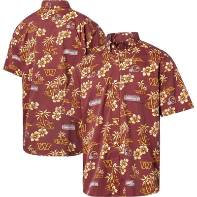 Shop Reyn Spooner Burgundy Washington Commanders Kekai Button-up Shirt