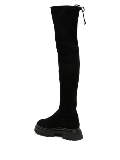 Shop Stuart Weitzman High Boots In Black