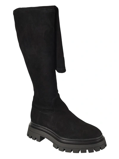 Shop Stuart Weitzman High Boots In Black