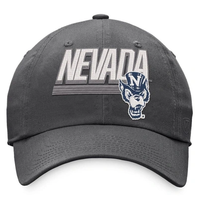 Shop Top Of The World Charcoal Nevada Wolf Pack Slice Adjustable Hat