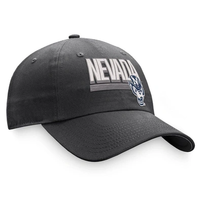 Shop Top Of The World Charcoal Nevada Wolf Pack Slice Adjustable Hat
