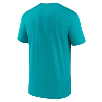 Shop Nike Aqua Miami Dolphins Legend Logo Performance T-shirt