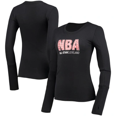 Shop Lusso Black 2022 Nba All-star Game Lizzie Long Sleeve T-shirt