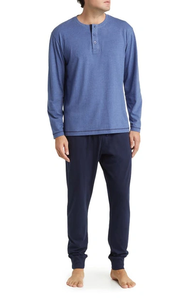 Shop Majestic Chalet Pajamas In Blue
