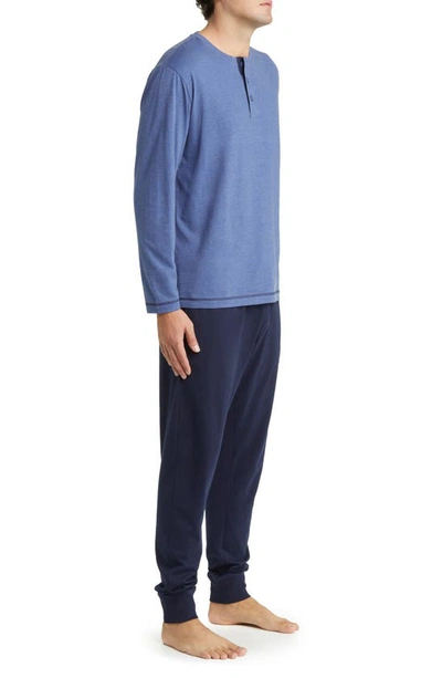Shop Majestic Chalet Pajamas In Blue