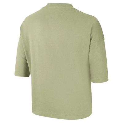 Shop Nike Olive Michigan State Spartans Earth Tones Washed Boxy T-shirt