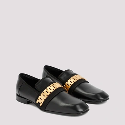 Shop Victoria Beckham Debbie Chain Loafers Shoes In Black