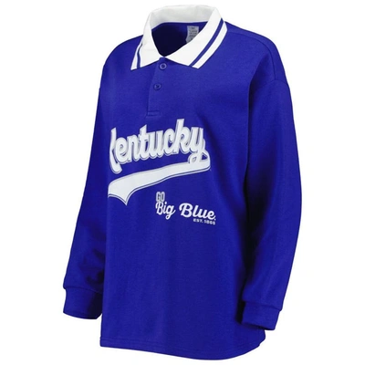 Shop Gameday Couture Royal Kentucky Wildcats Happy Hour Long Sleeve Polo