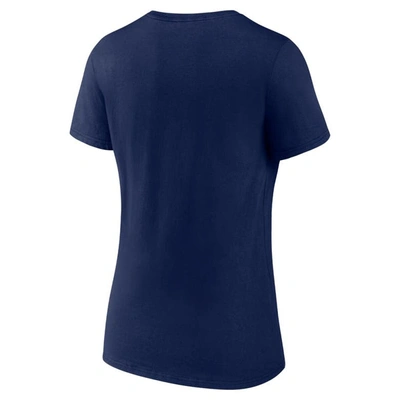 Shop Profile Fanatics Branded  Navy Minnesota Twins 2023 Postseason Locker Room Plus Size V-neck T-shirt