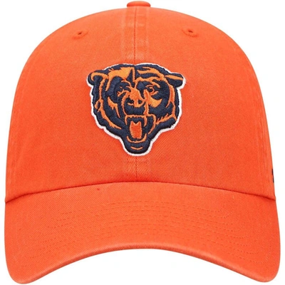 Shop 47 ' Orange Chicago Bears Secondary Clean Up Adjustable Hat