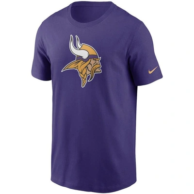 Shop Nike Purple Minnesota Vikings Primary Logo T-shirt
