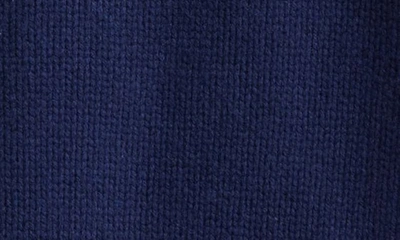 Shop Kenzo Target Intarsia Wool Blend Sweater In 77- Midnight Blue